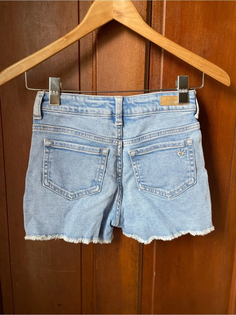 Justice girls size 10 denim shorts